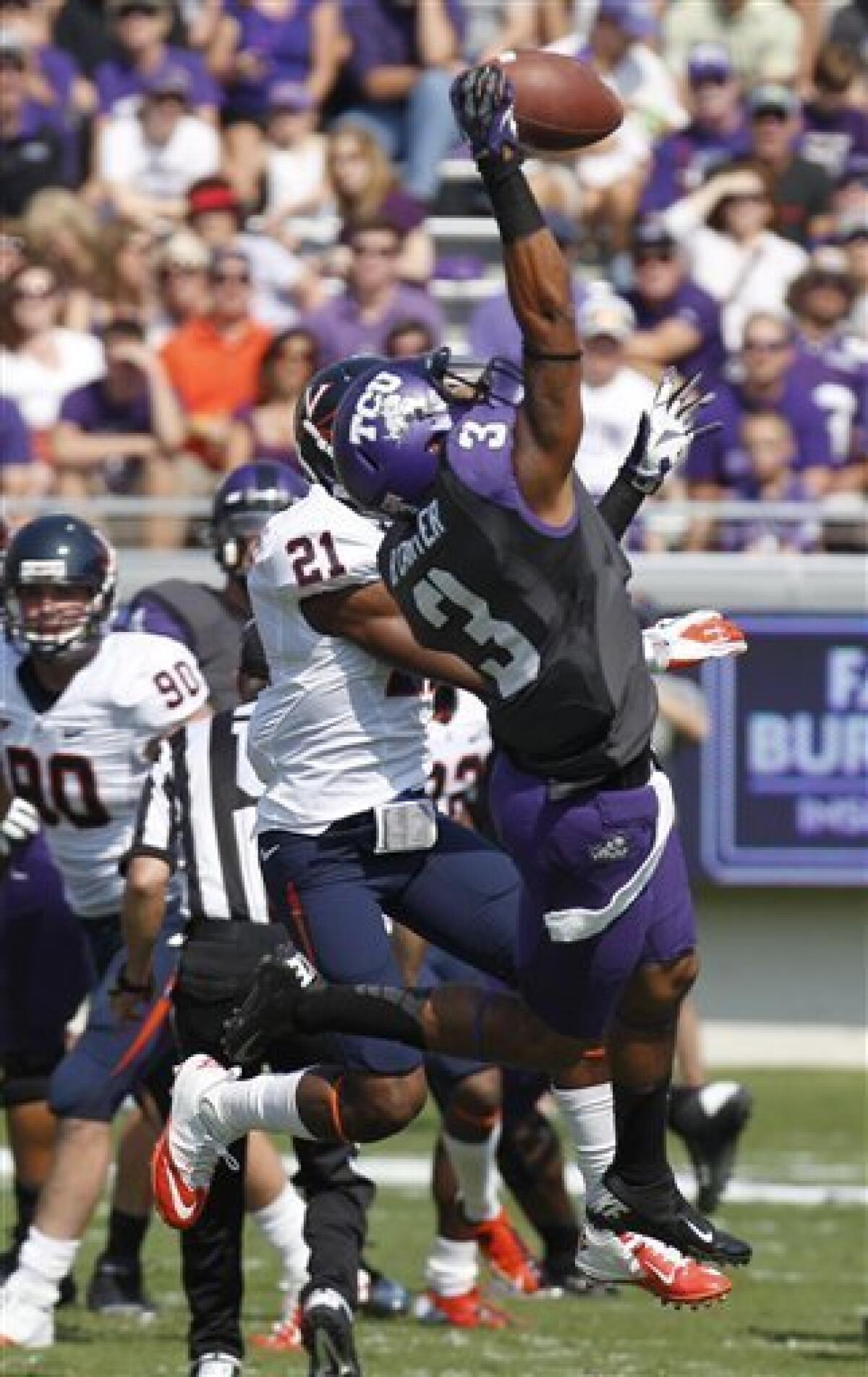 No. 17 TCU wins 11th in row, 27-7 over Virginia - The San Diego  Union-Tribune