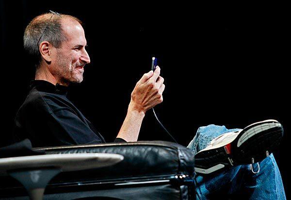 "This is the biggest leap we've taken since the original iPhone," Jobs said of the iPhone 4 as he introduced it at the Apple Worldwide Developers Conference,