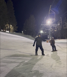 Lawrence Doherty and Braden Walker wrap up one last run.