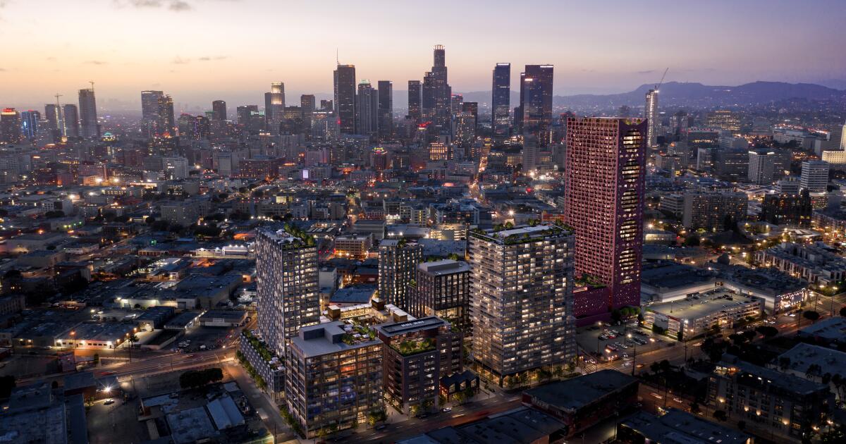 $2-billion downtown L.A. megaproject gets boost from governor's office, hopes for approval in 2024