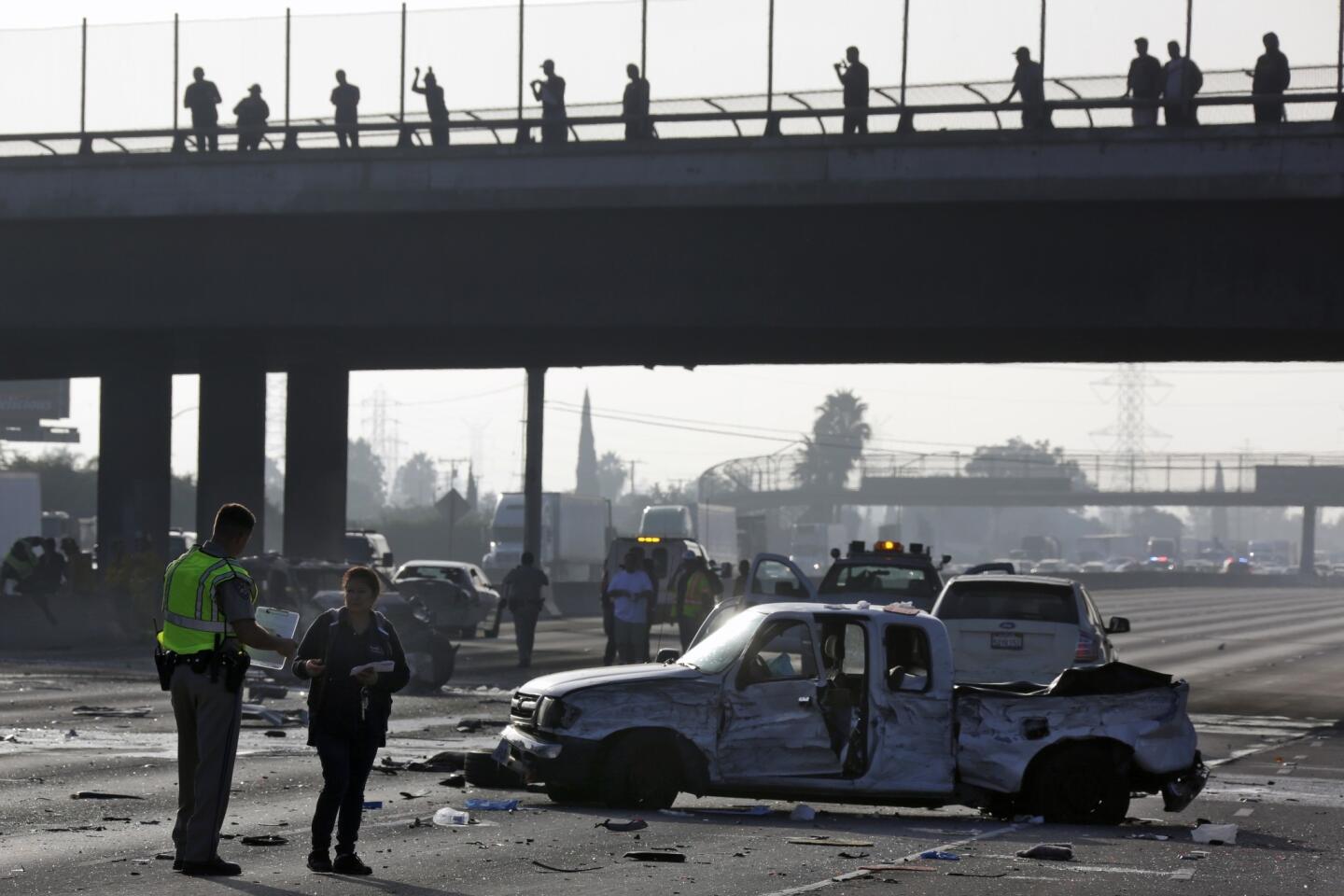 60 Freeway crash