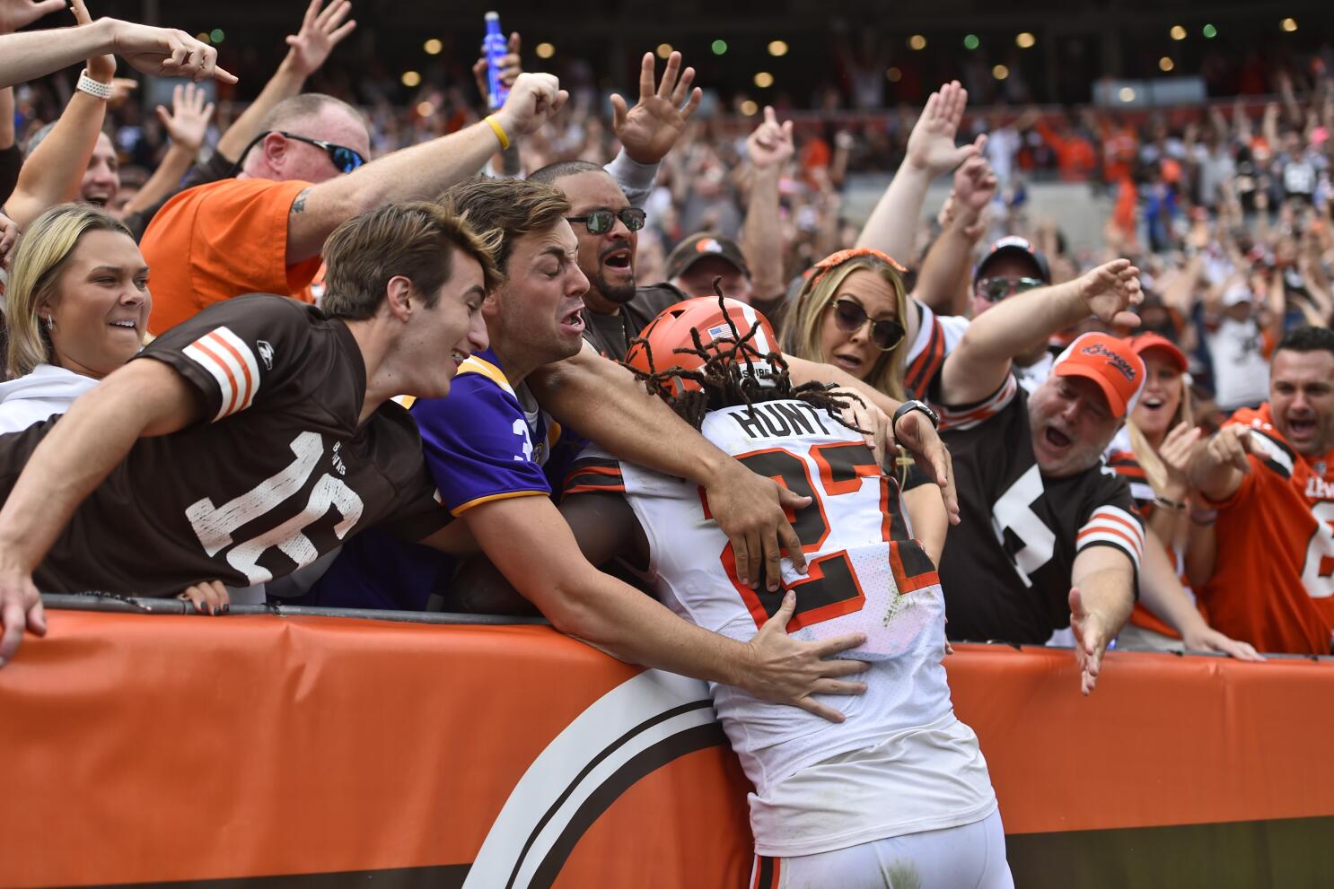 Browns turned to Hunt to jump-start offense against Bears - The San Diego  Union-Tribune