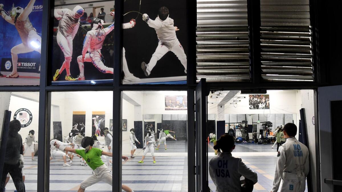 An exterior view of Massialas Foundation Fencing Club in San Francisco.