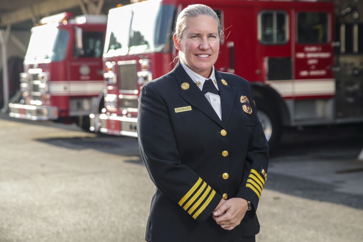 Chief Deputy Kristin Crowley has been selected to be chief of the L.A. Fire Department