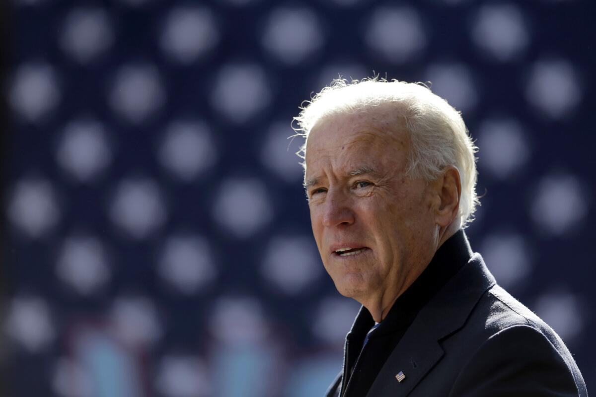 Vice President Joe Biden speaks during a campaign rally at Heritage Farm Museum at Claude Moore Park in Sterling, Va.