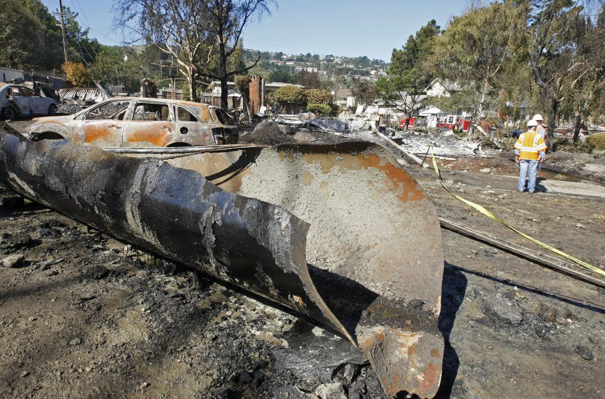 A 2010 pipeline explosion in San Bruno, Calif., killed eight people and destroyed 38 homes.