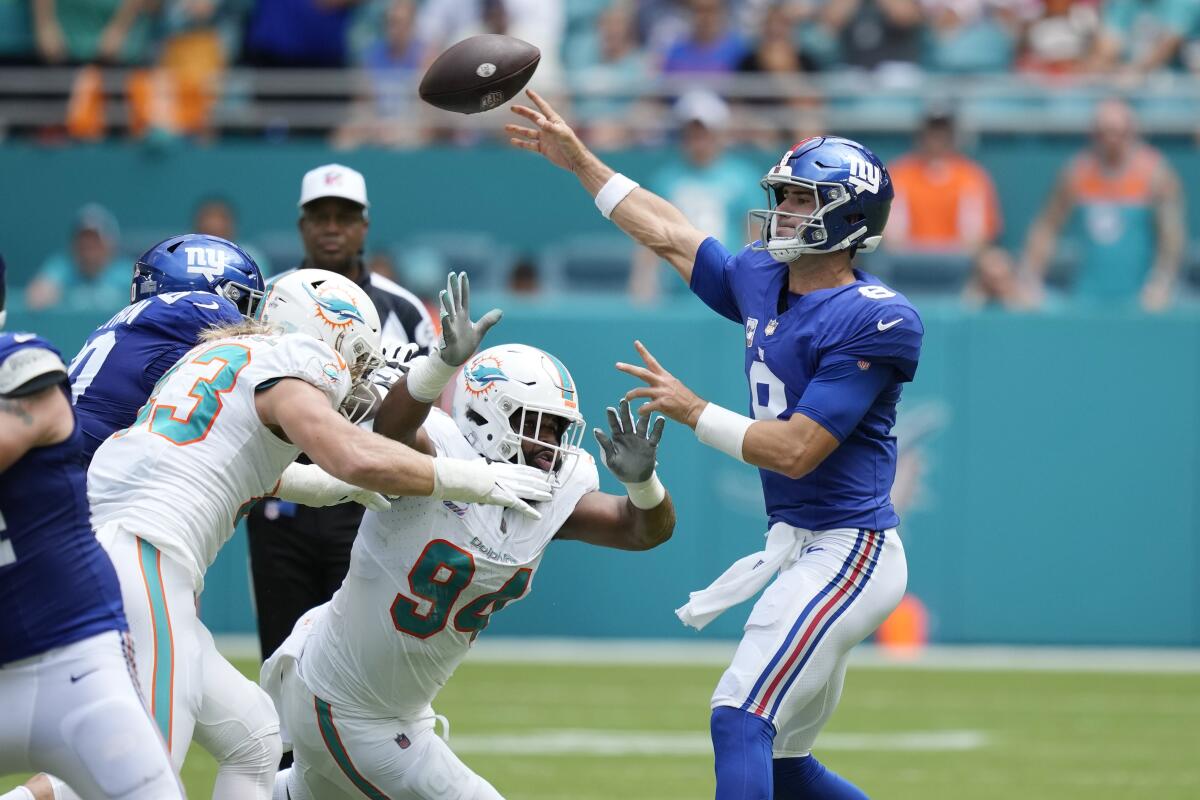 Pontos e melhores momentos para Miami Dolphins x New York Giants pela NFL  (31-16)