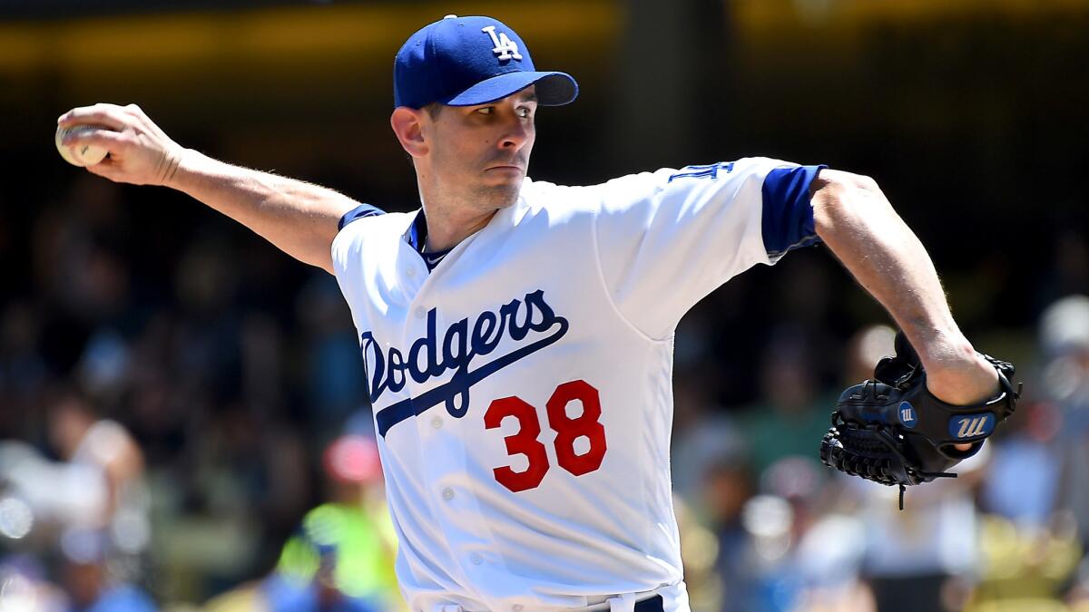 Dodgers starter Brandon McCarthy only made it through four innings, on 83 pitches, in a 3-1 loss to the Rays on Wednesday.