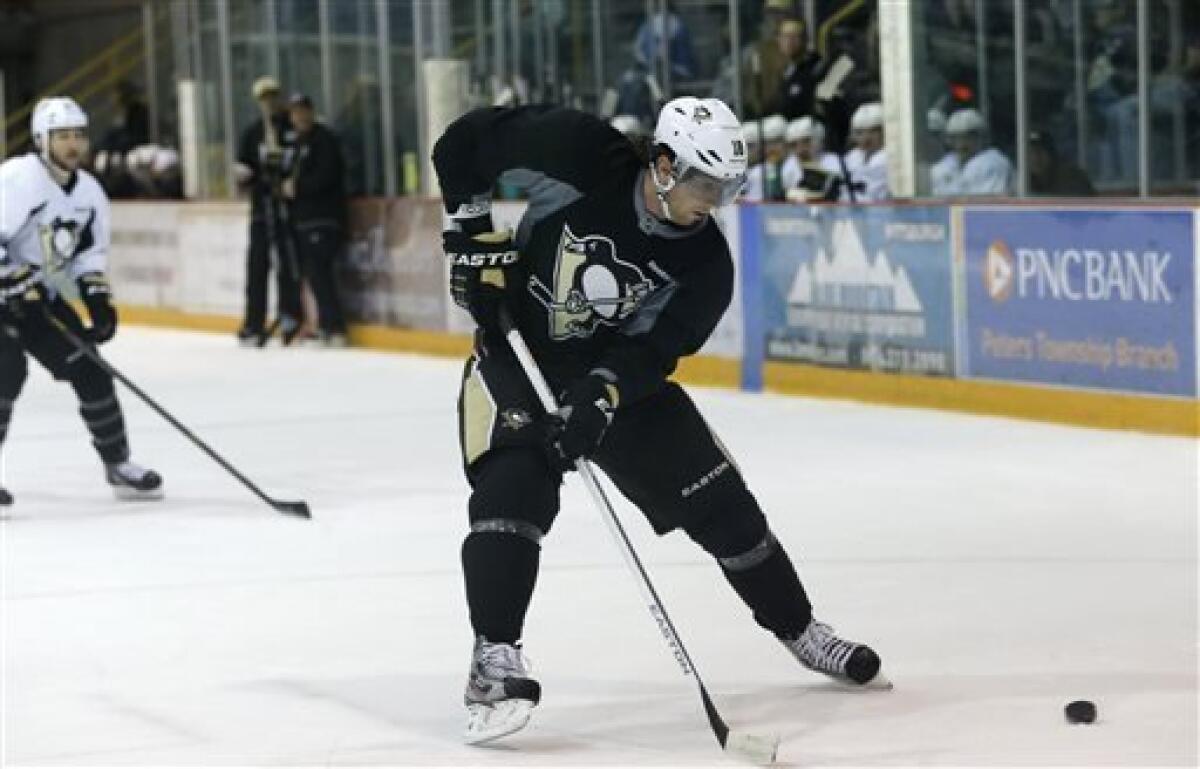 Penguins C Crosby returns to practice - The San Diego Union-Tribune