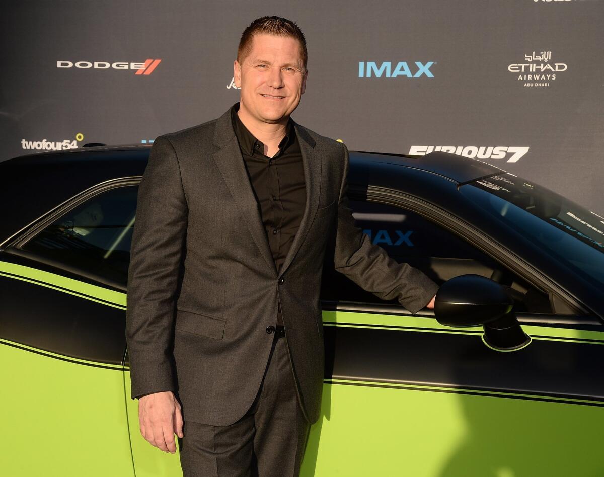 President and CEO of Dodge Timothy Kuniskis attends the "Furious 7" Los Angeles premiere at TCL Chinese 6 Theatres last week in Hollywood.