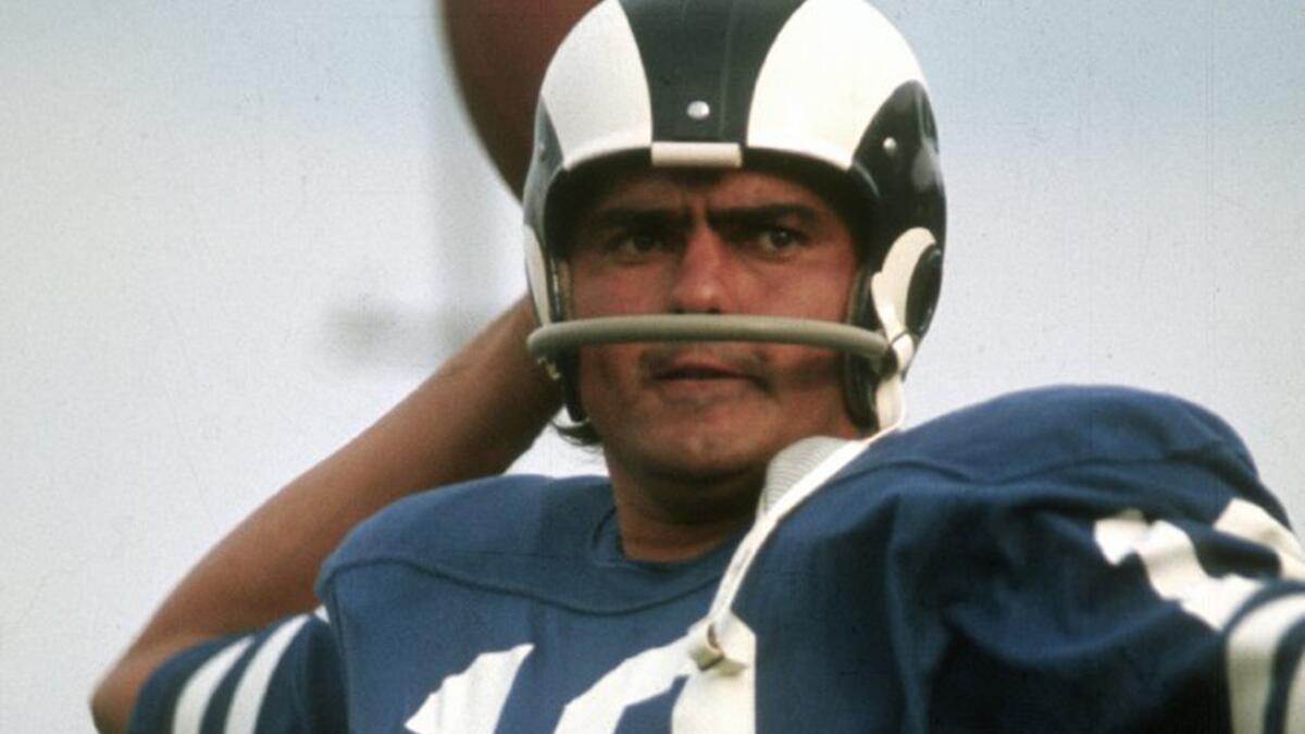 Old Rams QBs Roman Gabriel, Ron Jaworski and Vince Ferragamo can't wait to  see who new Rams QB will be - Los Angeles Times