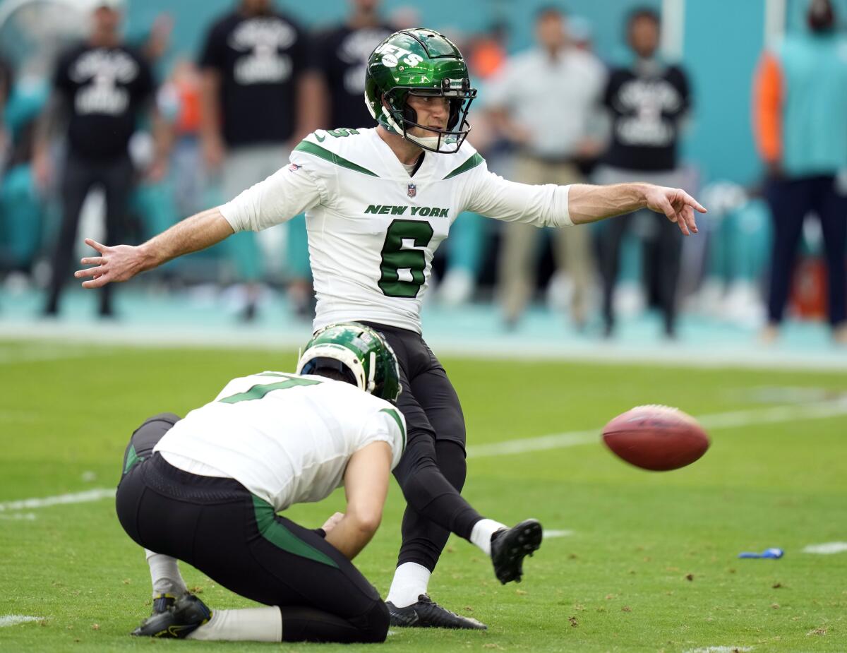 AP source: Jets re-signing K Greg Zuerlein - The San Diego Union