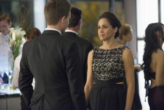 SUITS -- "War" Episode 216 -- Pictured: (l-r) Patrick J. Adams as Mike Ross, Meghan Markle as Rachel Zane -- (Photo by: Christos Kalohoridis/USA Network/NBCU Photo Bank/NBCUniversal via Getty Images)