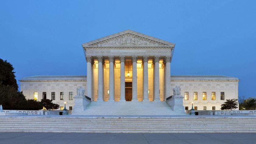The U.S. Supreme Court in Washington on Feb. 5.