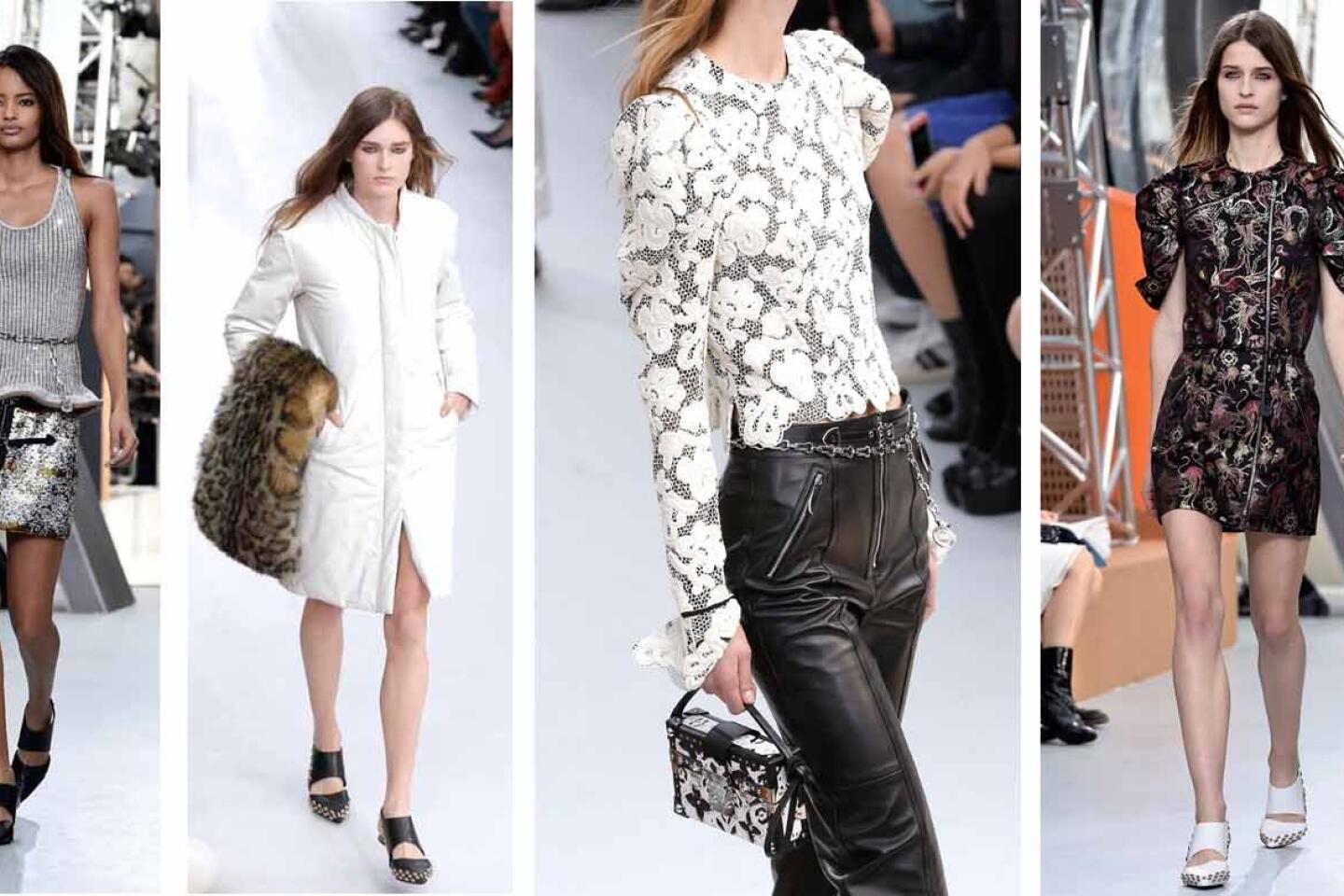 Paris Fashion Week: Leather, lace at Louis Vuitton, creating a