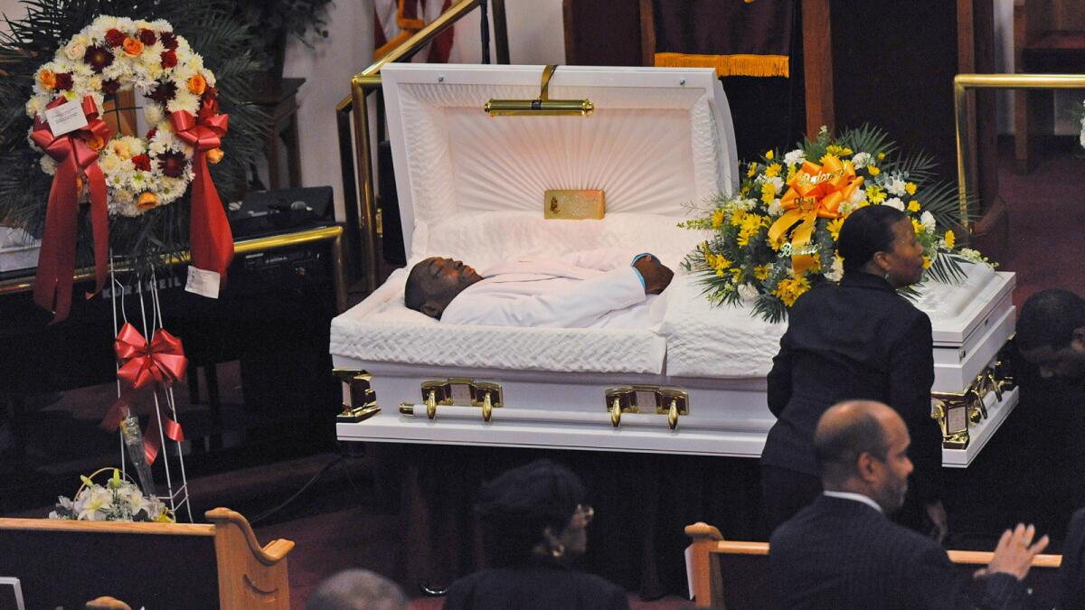 Eric Garner's July 23 funeral at Bethel Baptist Church in Brooklyn.