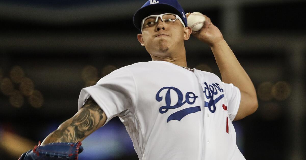 Julio Urias finishes off Dodgers' bullpen game in style