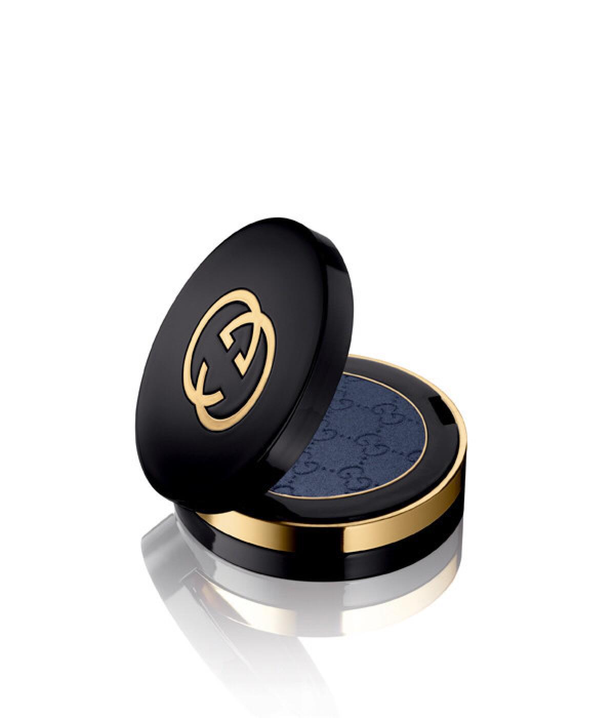 Gucci Magnetic Color Shadow in Midnight Blue and 18 other shades, $37 at select Gucci boutiques, Neiman Marcus and Saks Fifth Avenue stores in mid-October.