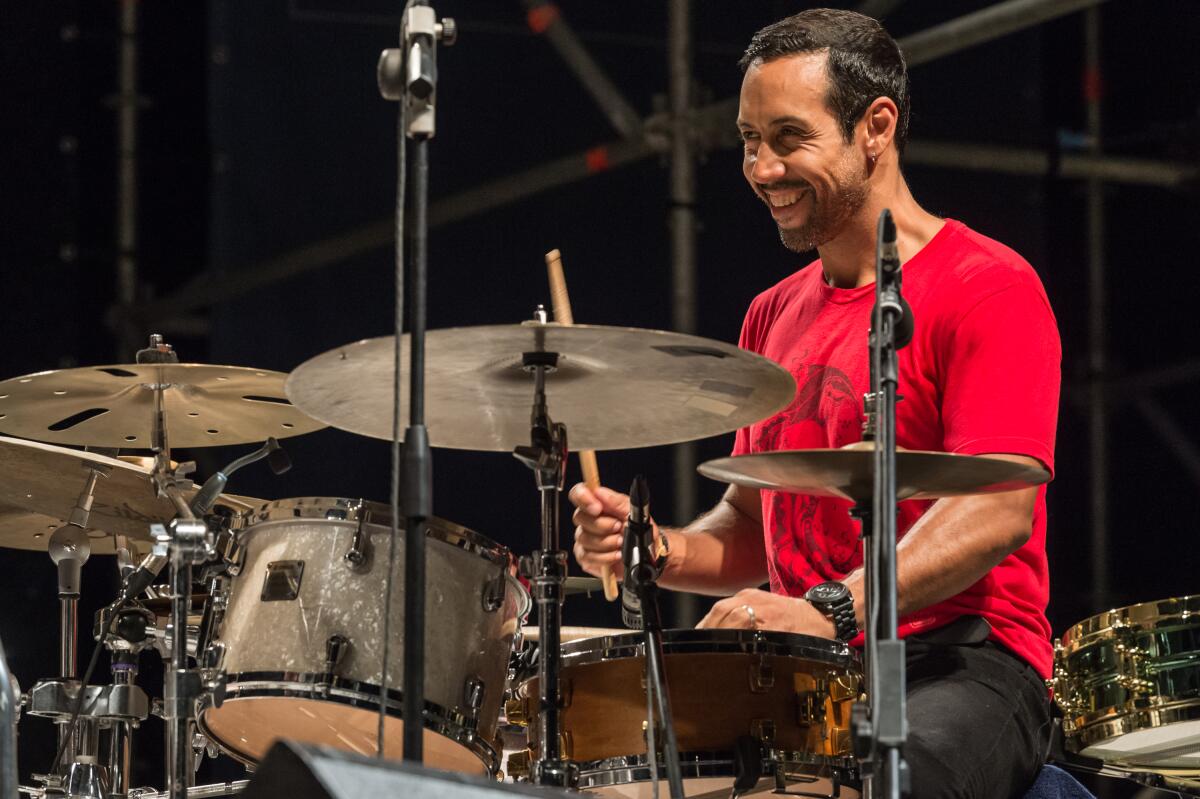 Drummer Antonio Sanchez will play in "Birdman Live" on April 18 at the Epstein Family Amphitheater.