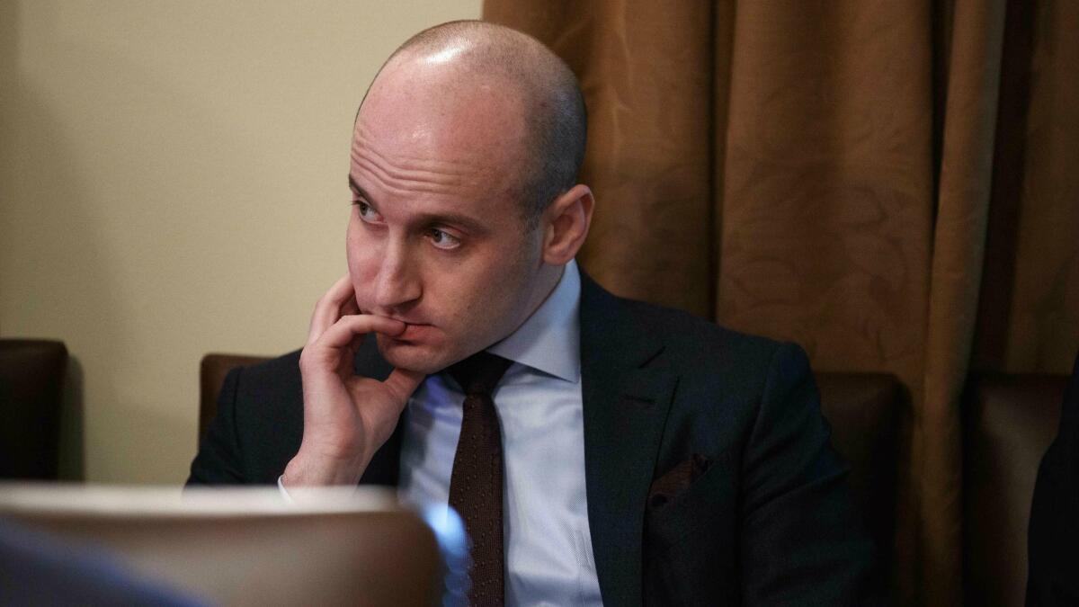 White House senior advisor Stephen Miller indicated Sunday on "Fox News Sunday" that Trump is prepared to issue the first veto of his term if Congress votes to disapprove of his declaration of a national emergency along the U.S.-Mexico border.