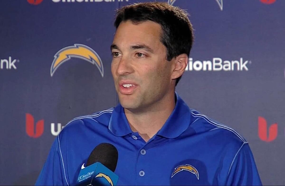 Tom Telesco has never taken a quarterback in the first four rounds of the draft while he has been the general manager of the Chargers. Will that change next week?