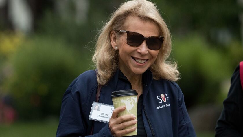 Shari Redstone is vice chair of both CBS Corp. and Viacom Inc.