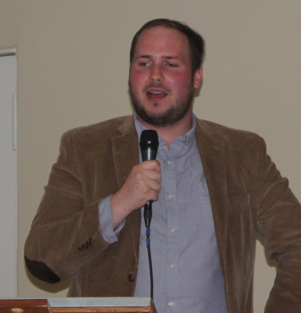 Linus Smith, Ocean Beach representative for San Diego City Councilwoman Jennifer Campbell