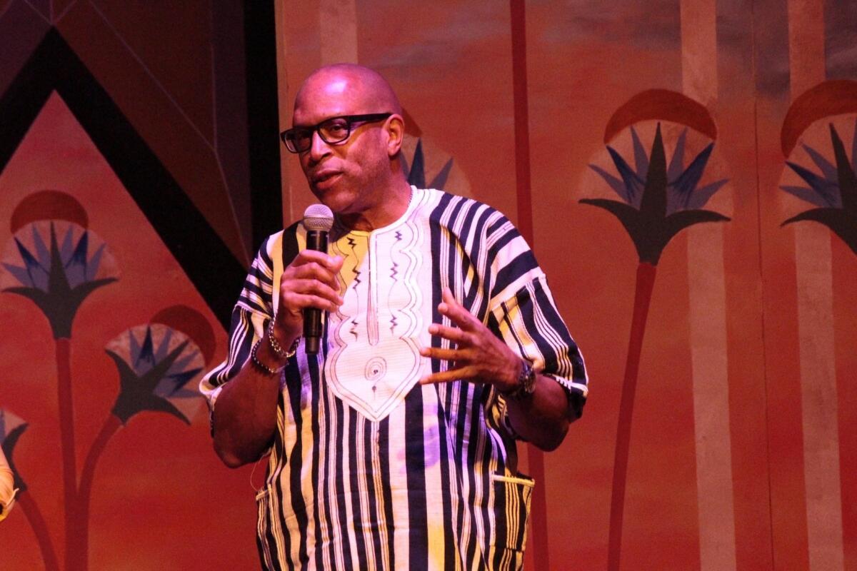 Dajahn Blevins, founder and artistic director of San Diego Kuumba Fest, being presented online Feb. 26-28, 2021.