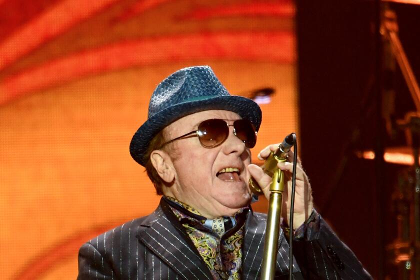 Van Morrison performs on stage during Music For The Marsden 2020 