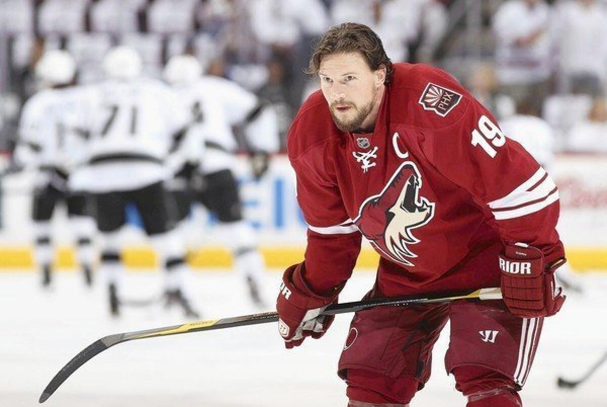 Phoenix Coyotes signed Shan Doan to a four-year, $21.2-million contract with a $2-million bonus.