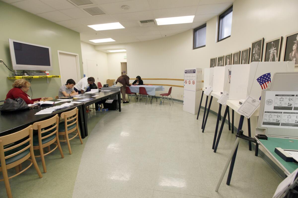 Only 16% of registered L.A. voters turned out for the first round of city elections.