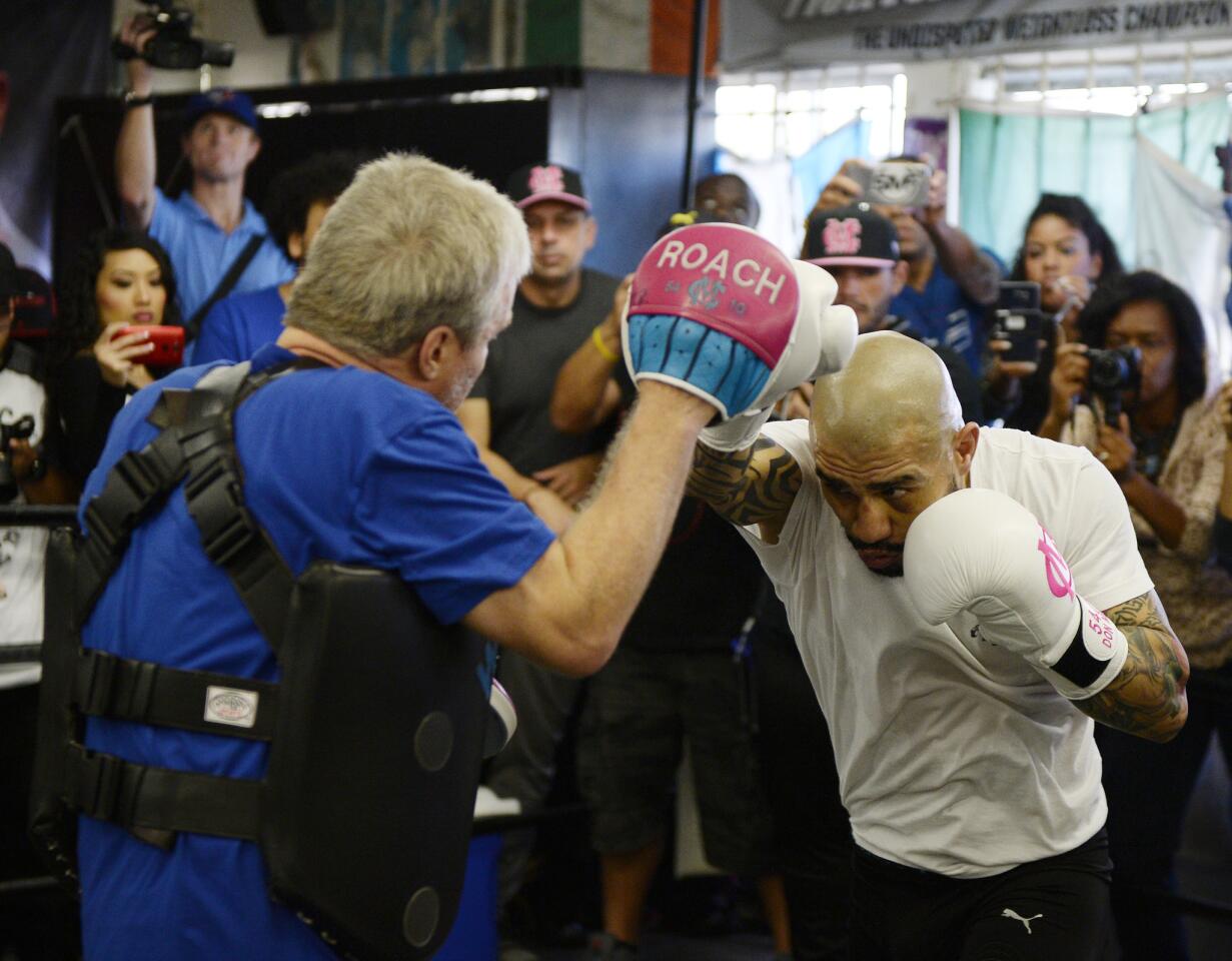 Miguel Cotto Media Workout