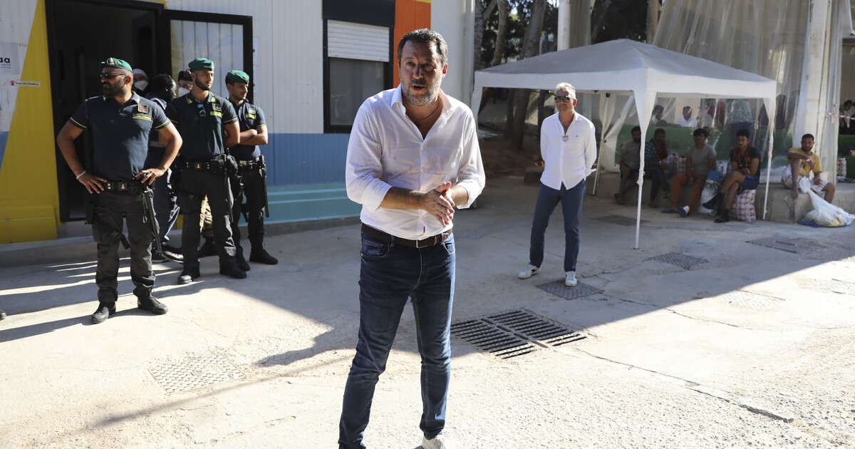Italy’s Salvini pledges to move migrant centers to North Africa