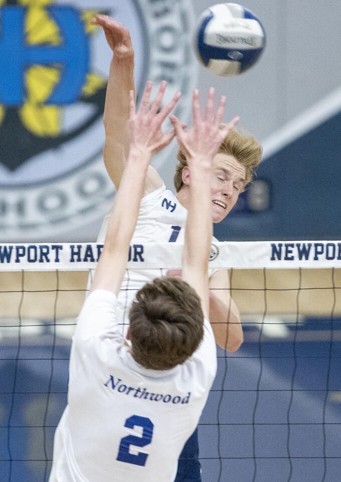 Photo Gallery: Newport Harbor vs. Northwood in volleyball