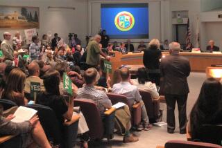 Residents packed Oceanside City Hall for Wednesday's meeting on North River Farms.