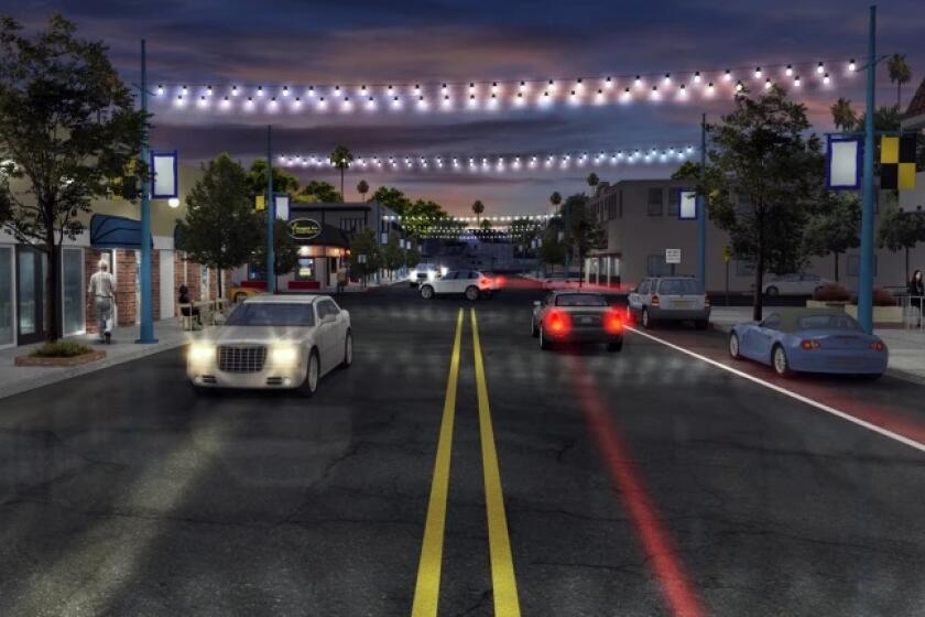 A rendering depicts the Village Anchor Lights project in Point Loma.