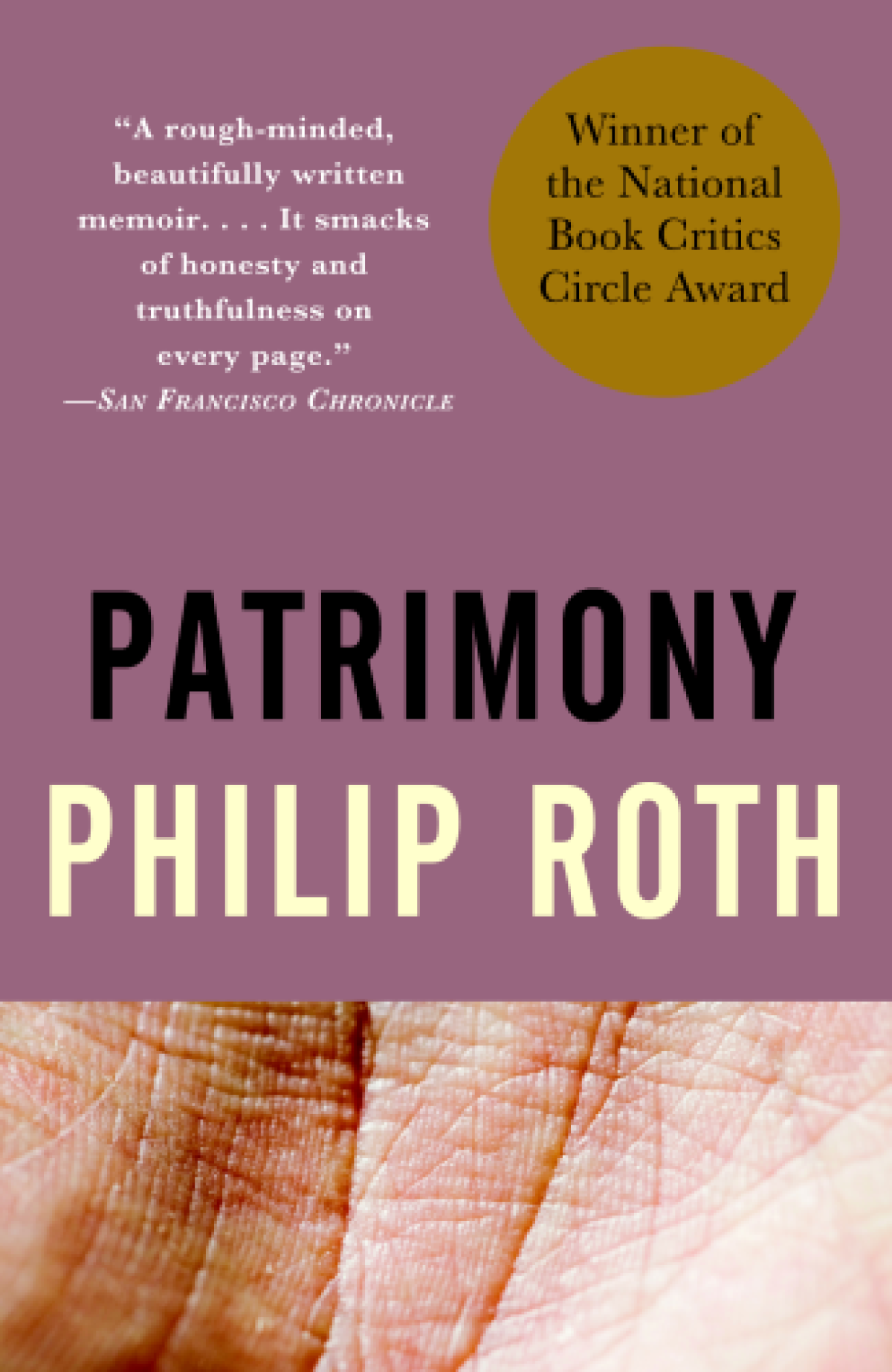 "Patrimony," by Philip Roth.