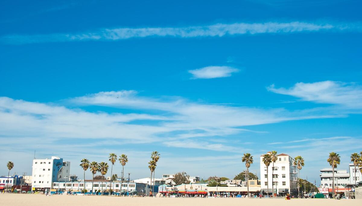 Venice CA beach scene