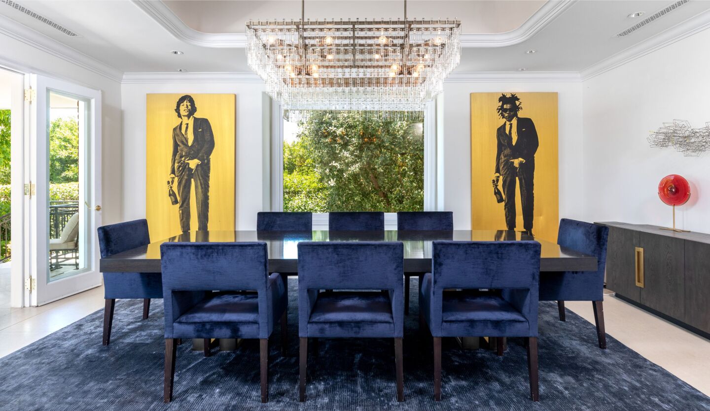 The dining room.