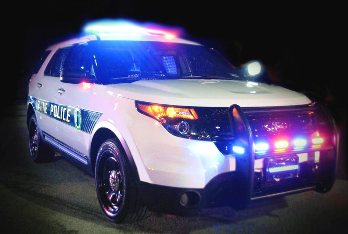 Irvine Police Department vehicle
