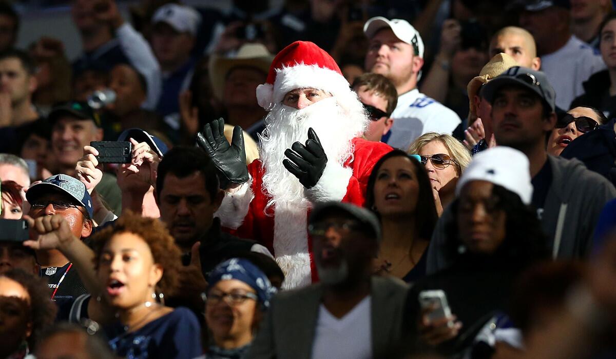 If Santa Claus were to come out of the stands and play for an NFL team, would he make a good nose tackle?