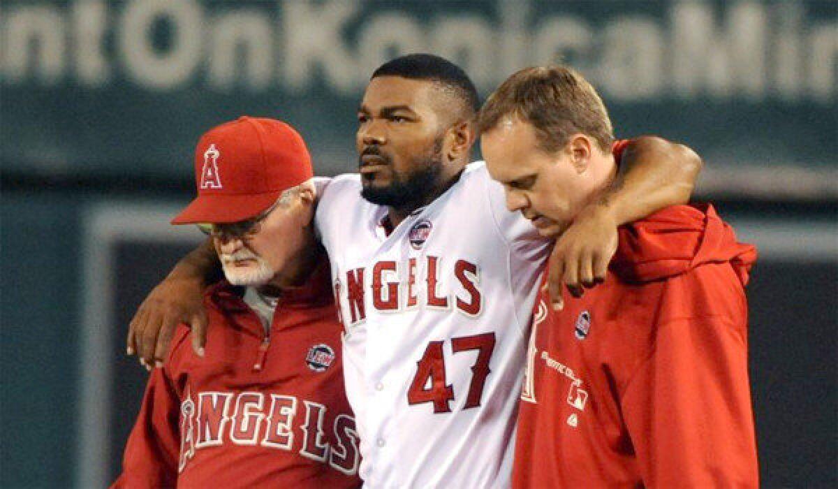 Angels second baseman Howie Kendrick, who hasn't played since Aug. 6 because of a left knee sprain, said he's close to returning after running the bases Friday.