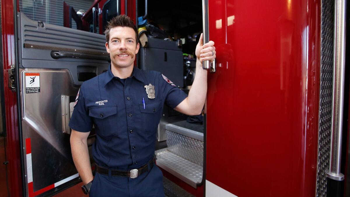 Costa Mesa firefighter and paramedic Mike Ruhl serves as a peer support counselor for other firefighters and paramedics.