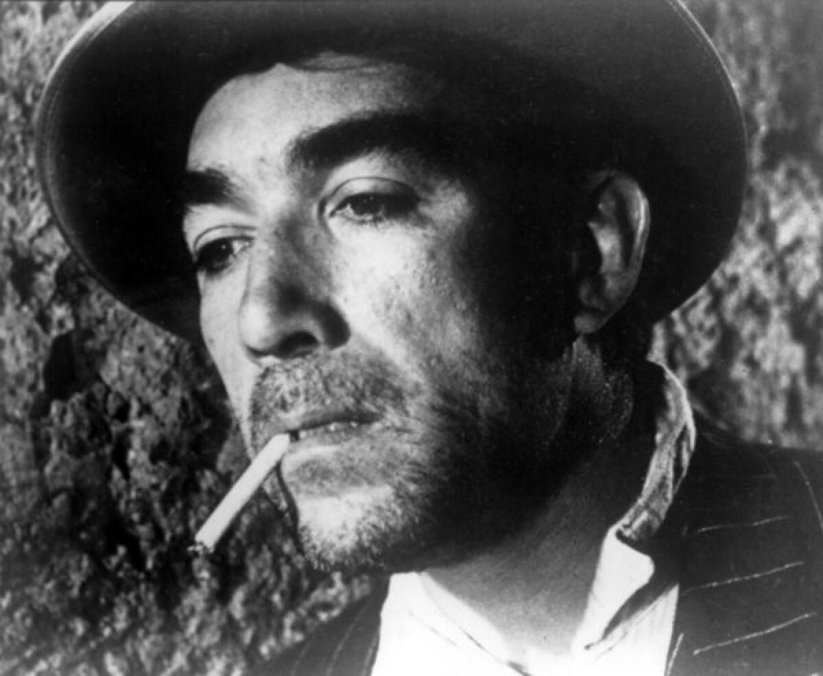 Anthony Quinn played the brooding Zampano, an often brutal circus strongman, in "La Strada."