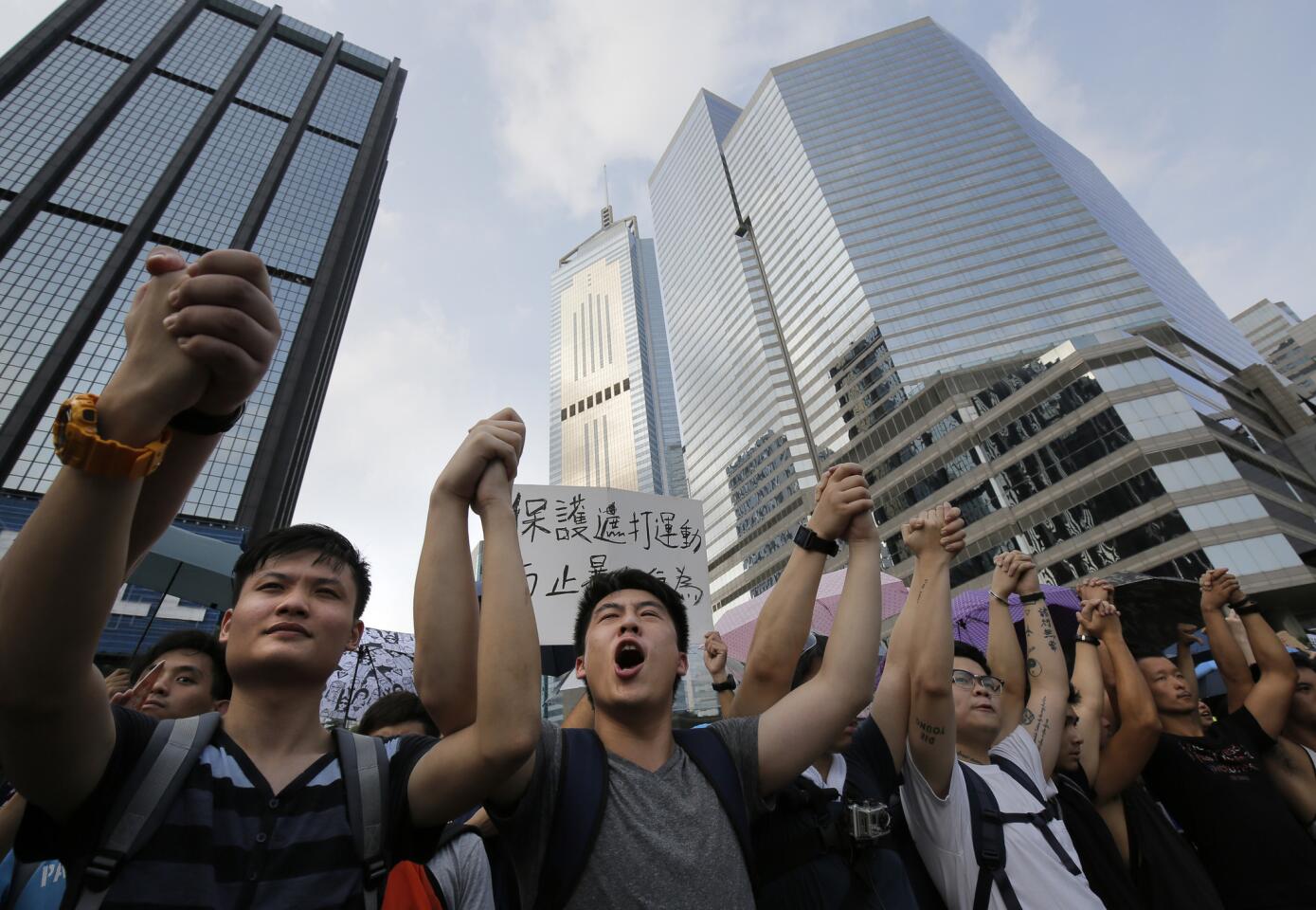 Hong Kong democracy protests