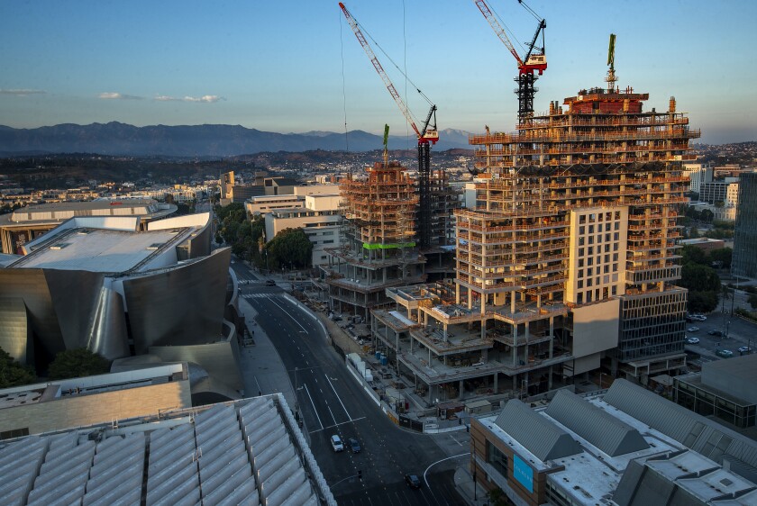 The Frank Gehry-designed Grand in downtown L.A.