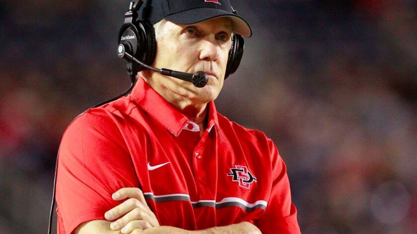 The Aztecs continued a California-best bowl streak and finished with 10 victories under football coach Rocky Long.