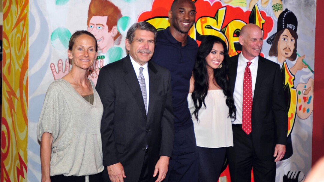 Kobe y Vanessa Bryant en My Friend's Place.