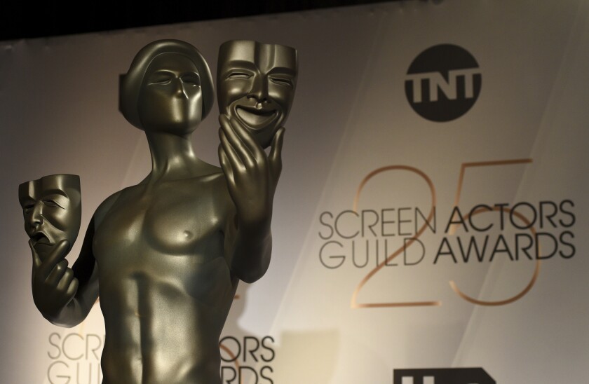 Screen Actors Guild statue.