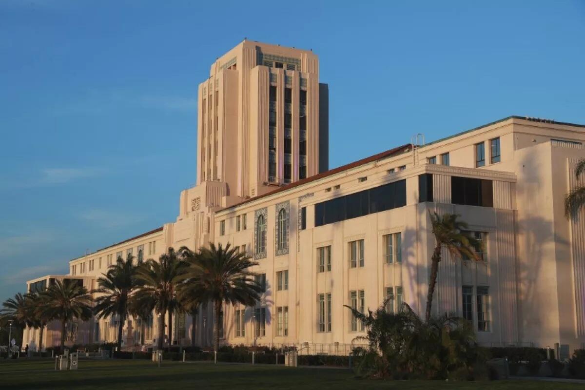 The San Diego County Administration Center.